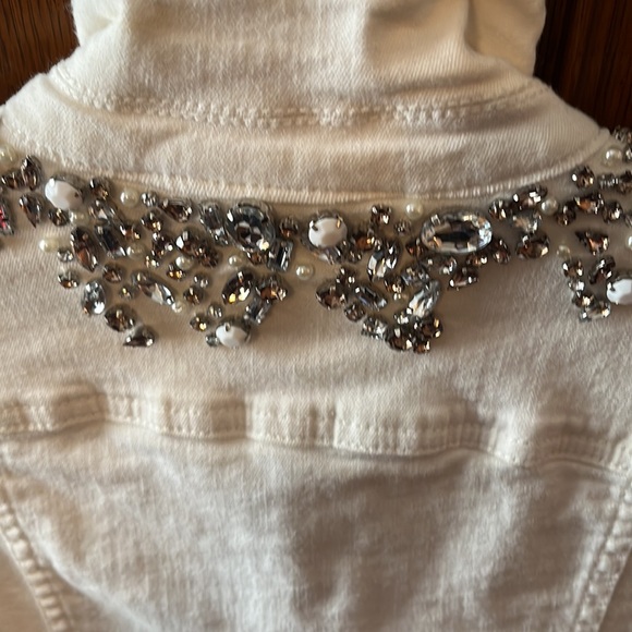 NANNETTE LEPORE WHITE DENIM JACKET - Picture 6 of 9